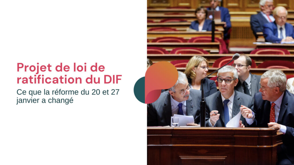 Article : Projet de loi de ratification du DIF